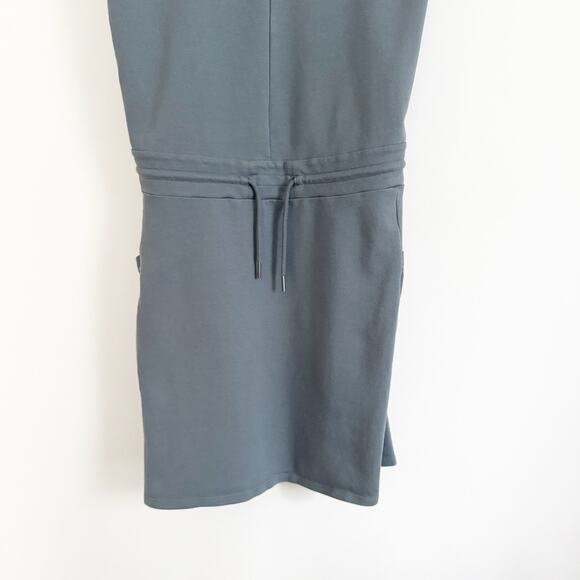 PATAGONIA Roaming Open Back Jersey Knit Dress Slate Blue XS - Picture 6 of 13